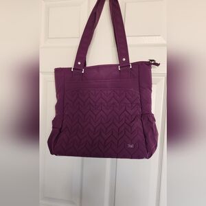 Purple lug Bag